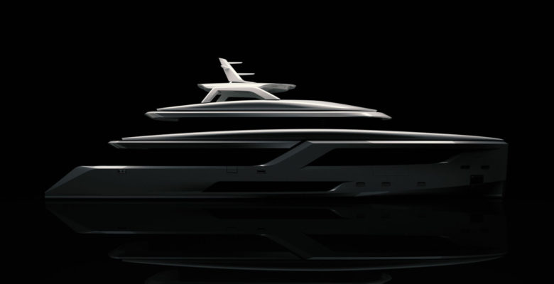 the 40-meter Admiral Quaranta yacht profile