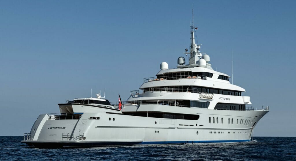 a technical tour of Victorious superyacht is on YouTube