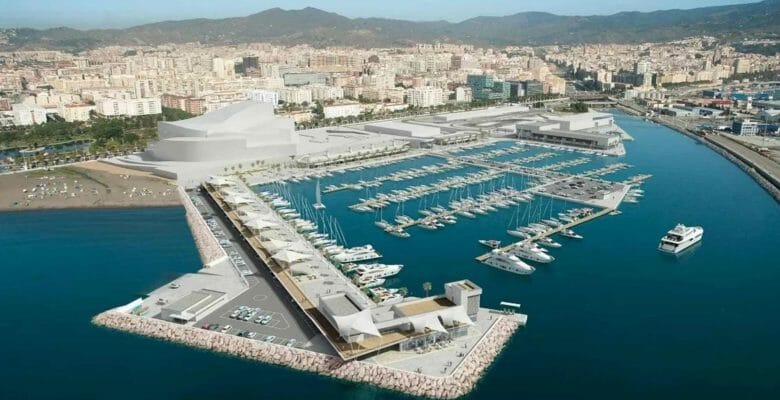 Málaga San Andres Marina will accommodate superyachts to 197 feet