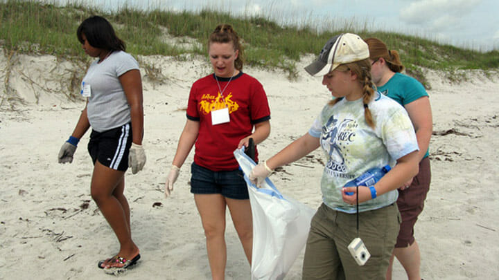 superyacht owners' kids can do beach cleanups as Junior SeaKeeper enrollees